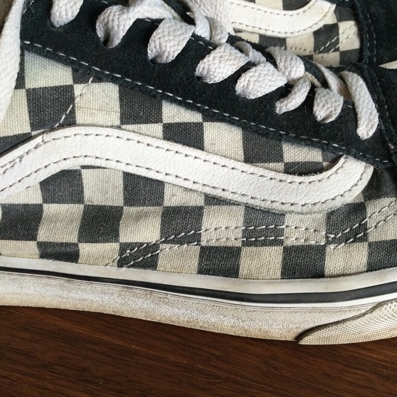 VANS OLD SKOOL PRIMARY CHECK SHOE checkerboard black white Skate Skater Sneaker - Picture 9 of 10